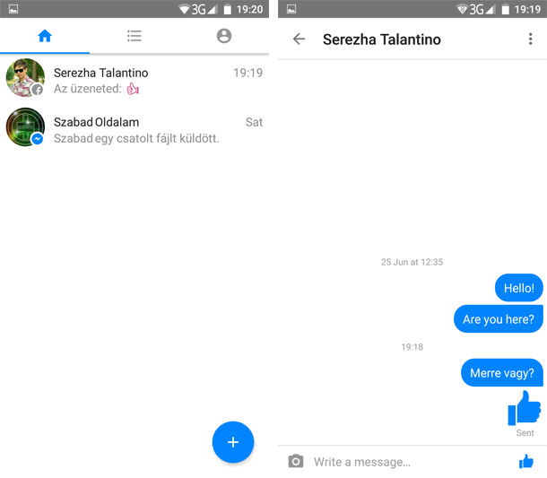 Facebook Messenger Lite letöltés Androidra